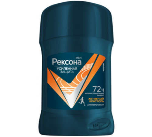 Рексона Део-стик Муж Антибактериальный эффект 50мл  6*12*36