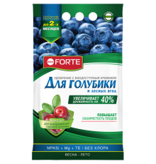 Bona Forte Удобрение Для голубики и лесных ягод с цеолитом, пакет 2,5 кг/ 10