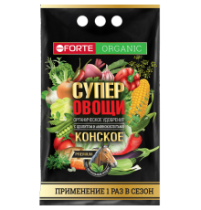 Bona Forte Конское Премиум Органическое удобрение с цеолитом и аминокислотами СУПЕР Овощи, 2кг