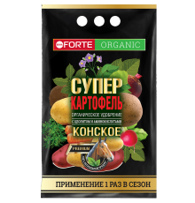 Bona Forte Конское Премиум Органическое удобрение с цеолитом и аминокислотами СУПЕР Картофель, 2кг