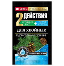 Bona Forte Удобрение водорастворимое с аминокислотами Для хвойных, пакет 100г (10штук)