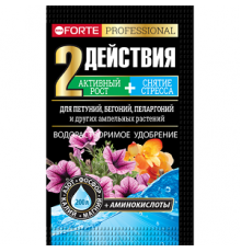 Bona Forte Удобрение водорастворимое с аминокислотами Для пионов и роз 100г (10штук)