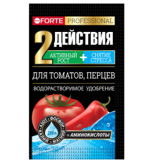 Bona Forte Удобрение водорастворимое с аминокислотами Для томатов, перцев 100г (10штук)