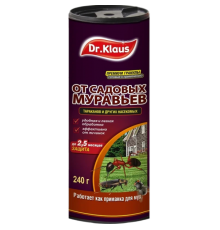 Dr.Klaus Гранулы от МУРАВЬЕВ и других насекомых, банка 240г/24