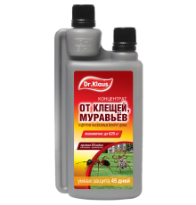 Dr.Klaus Концентрат от КЛЕЩЕЙ, МУРАВЬЕВ и других насекомых 250мл/10