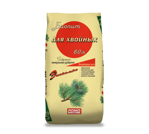 Плодородная смесь Биопит "Для хвойных" 60л