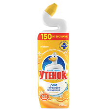 Средство чистящее д/унитаза Туалетный Утенок 5 в 1 цитрусовый 900мл *6*12