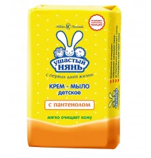 Крем-мыло Ушастый Нянь с ПАНТЕНОЛОМ 90гр  *6*72