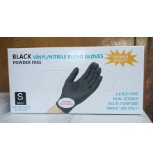 Перчатки медицинские Nitrytex Black черные разм. S (500) 107 506