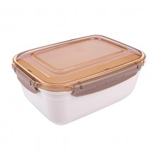 Воздухонепроницаемый глубокий контейнер 3000мл Мастер (18шт) КРЕМ арт.30864