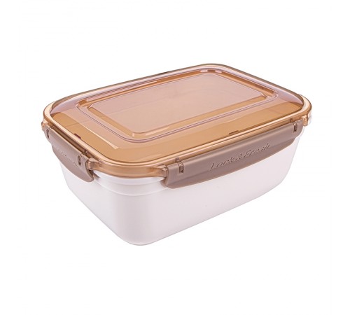 Воздухонепроницаемый глубокий контейнер 3000мл Мастер (18шт) КРЕМ арт.30864