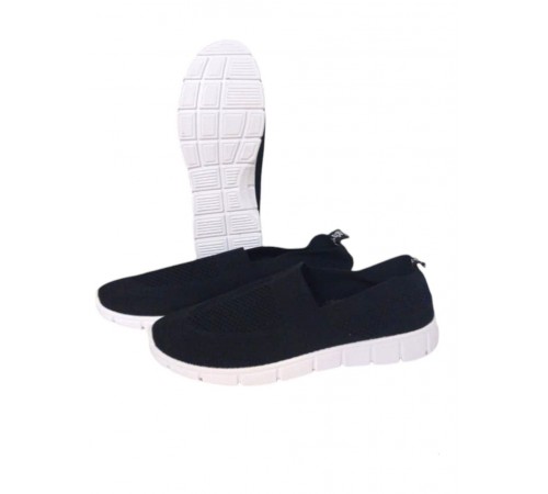 Мокасины мужские Черные (черная под). арт. 2004 рр.41-45,  (8шт/уп)