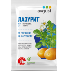 Гербицид от однолетних двудольных и злаковых сорняков  ЛАЗУРИТ 10г Август (100)