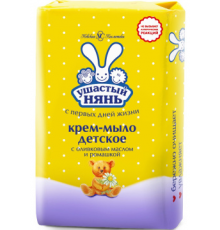Крем-мыло Ушастый Нянь Ромашка 90г  *6*72
