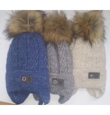 Шапка Мальчик  на завязках с бубоном