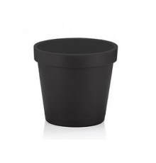 Горшок для цветов "Париж" 3,75л антрацитовый (48шт). арт.29003