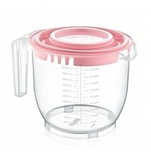 Кружка для миксера прозр. пеп. розовый (12 шт) арт 10200