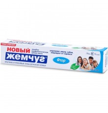 Новый жемчуг Зубная паста с фтором 75мл (100 г)  17117