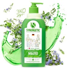 SYNERGETIC Жидкое мыло Луговые травы 500мл  *14