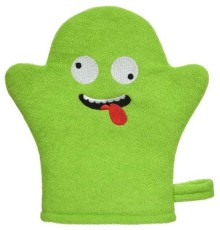 Банные штучки Мочалка варежка д/нежной и чувствительной кожи Монстрик soft 19х18см *30