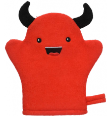 Банные штучки Мочалка варежка д/нежной и чувствительной кожи Чертенок soft 19х18см *30