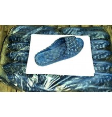 Шлепки женские ПВХ  арт. 619 (36-41рр) 12/уп Синие