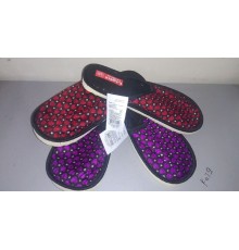 Тапочки женские комнатные закрытые подошва ЭВА 36-41рр 10пар арт 002 (30/ящ)