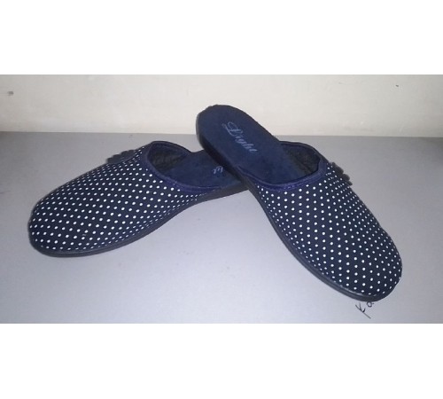 Тапочки женские домашние (закрытая) подошва резин. 36-41 арт 91-6 (6пар/уп)/60мещ