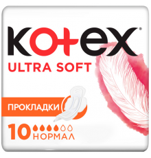 Kotex Прокладки Ultra Soft Normal 10шт  *10