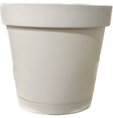 Горшок для цветов "Париж" 3,75л белый (48шт). арт.29003