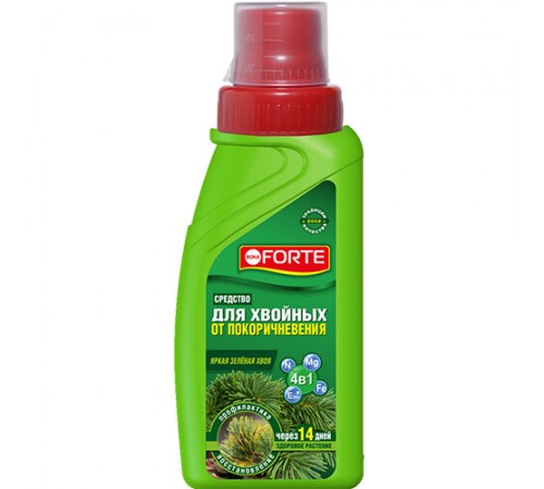 Bona Forte Средство 4 в1 от покоричневения хвои флакон 285мл/20