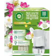 Air Wick Диффузор аромамасел КОМПЛЕКТ Нежный Цветы 19мл    *1*4 // 448