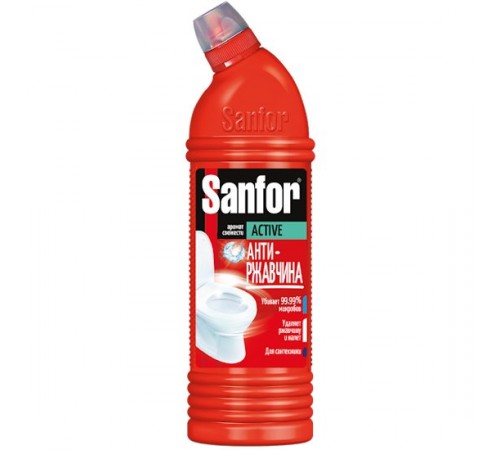 Санфор Актив АНТИРЖАВЧИНА д/чистки и дезинф 750мл 5*15