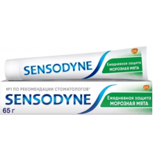 Зубная паста SENSODYNE Ежедневная защита Морозная Мята 65г *6*12