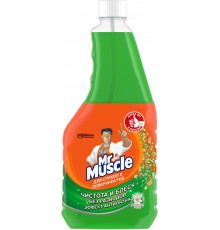 Мистер Мускул Средство для мытья стёкол После дождя сменная бутылка 530мл *6*12