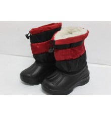 Сапоги детские дутик полосатик №Д-21 TS Красный 28-35рр (8шт/уп)