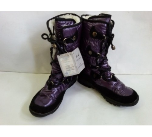 Сапоги Детские дутики Аляска №60272 Фиолетовые рр 31-33 (6шт/уп)