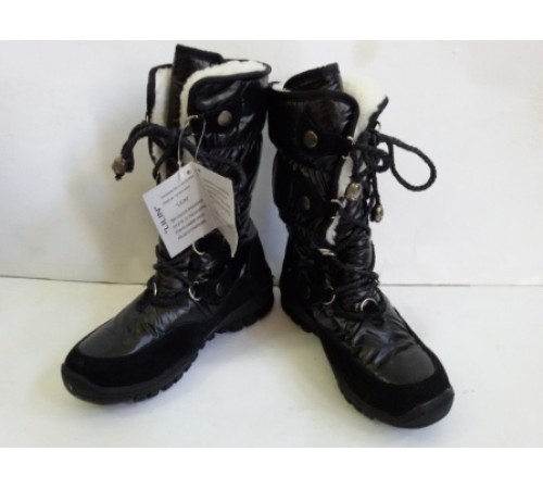 Сапоги Детские дутики Аляска №60272 чёрные рр 31-33 (8шт/уп)