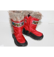 Сапоги детские красные ДББ-14 22-29рр (8пар/уп)