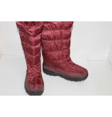 Сапоги Женские дутики №ЖББ-31 бордовые рр37-41 (6шт/уп)