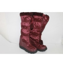 Сапоги Женские дутики Аляска №А-5 бордо Польша рр37-41 (5шт/уп)