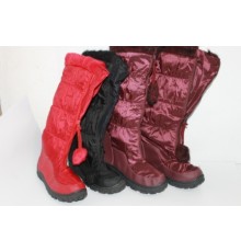 Сапоги Женские дутики Аляска №А-5 микс Польша рр37-41 (7шт/уп)