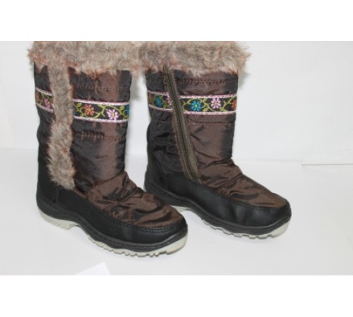 Сапоги Подростковые коричневые ДББ-03 30-35рр (8пар/уп)