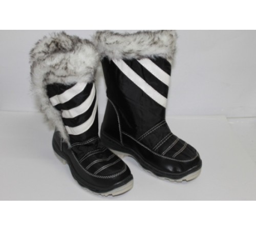 Сапоги Подростковые черные ДББ-22 30-35рр (8пар/уп)