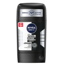 НИВЕЯ дезод-СТИК муж. Невидимая защита д/черн.и бел.50мл арт.83134  5*15*