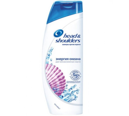 Шампунь Head & Shoulders 400мл Энергия океана  д/всех типов  уп/6шт