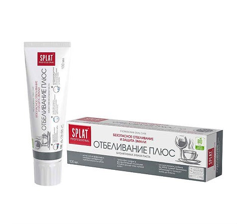 Зубная паста.СПЛАТ Professional Отбеливание плюс 100мл *5*25//2250