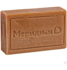 Мыло хозяйственное Меридиан "Традиционное" 72% 150гр. (без обертки) ЖИВОТНЫЙ ЖИР (72шт/ящ)