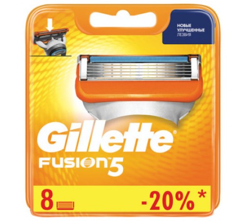 Gillette Fusion Кассеты 8шт