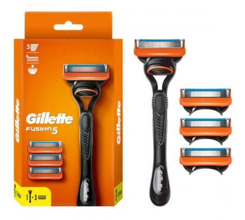 Gillette Fusion Бритвенный станок (4 сменных кассет)